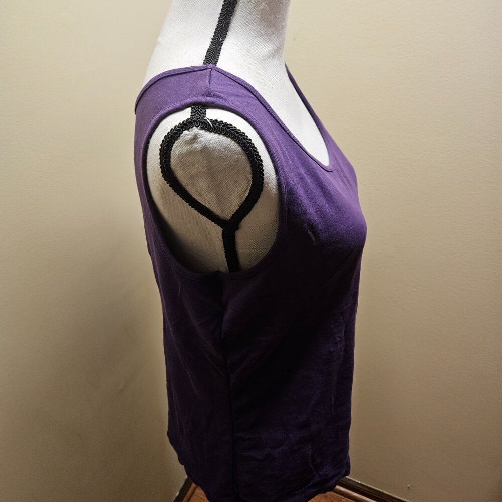 Laura Scott Ladies Purple Tank Tunic - Picture 3 of 7